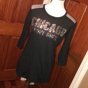 Pink quarter sleeve top